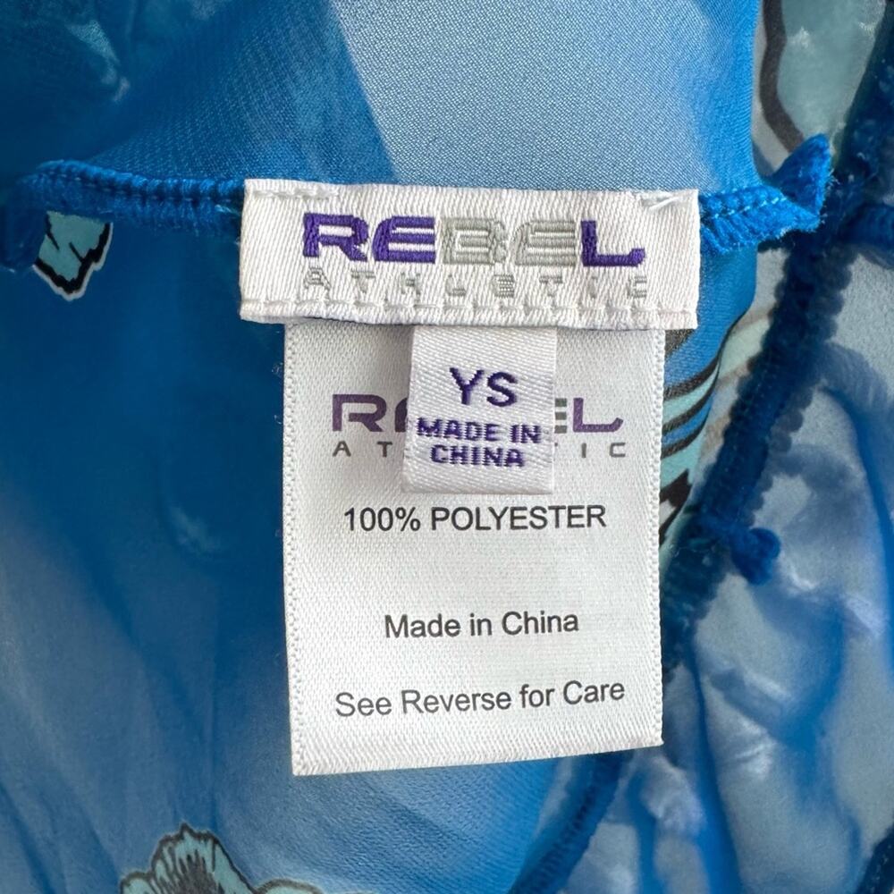 Rebel Athletic Blue Hawaiian Custom Team Cover-up YS - Picture 6 of 10